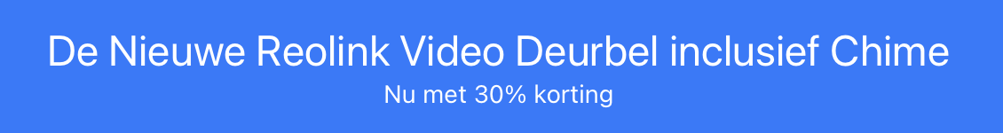 reolink deurbel met camera aanbieding